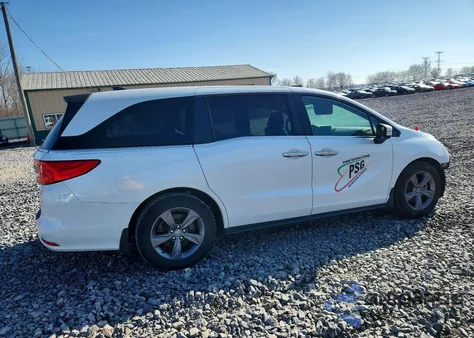 2022 Honda Odyssey Ex z USA, uszkodzony, nr VIN 5FNRL6H55NB033246
